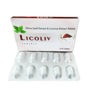 Olive leaves extract 300mg, Licorice extract 150mg, Chancha Piedra 100mg, Bupleurum 200mg, Dandelion Root 100mg, Gurmar Extract 200mg, Milk Thistle 50mg, Daruharidra 150mg