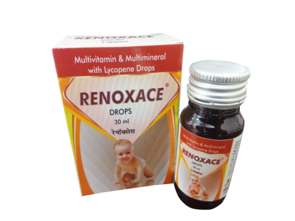 Drops (Each ml contains) Lycopene(6%) 500 mcg Niacinamide 10 mg Pyriodioxine Hcl 0.5 mg Cyanocobalmin 1 mcg Selenium 10 mcg Zinc gluconate 1 mg Manganese 0.5 mg Potassium Iodide 10 mcg Cupric Sulphate 50 mcg